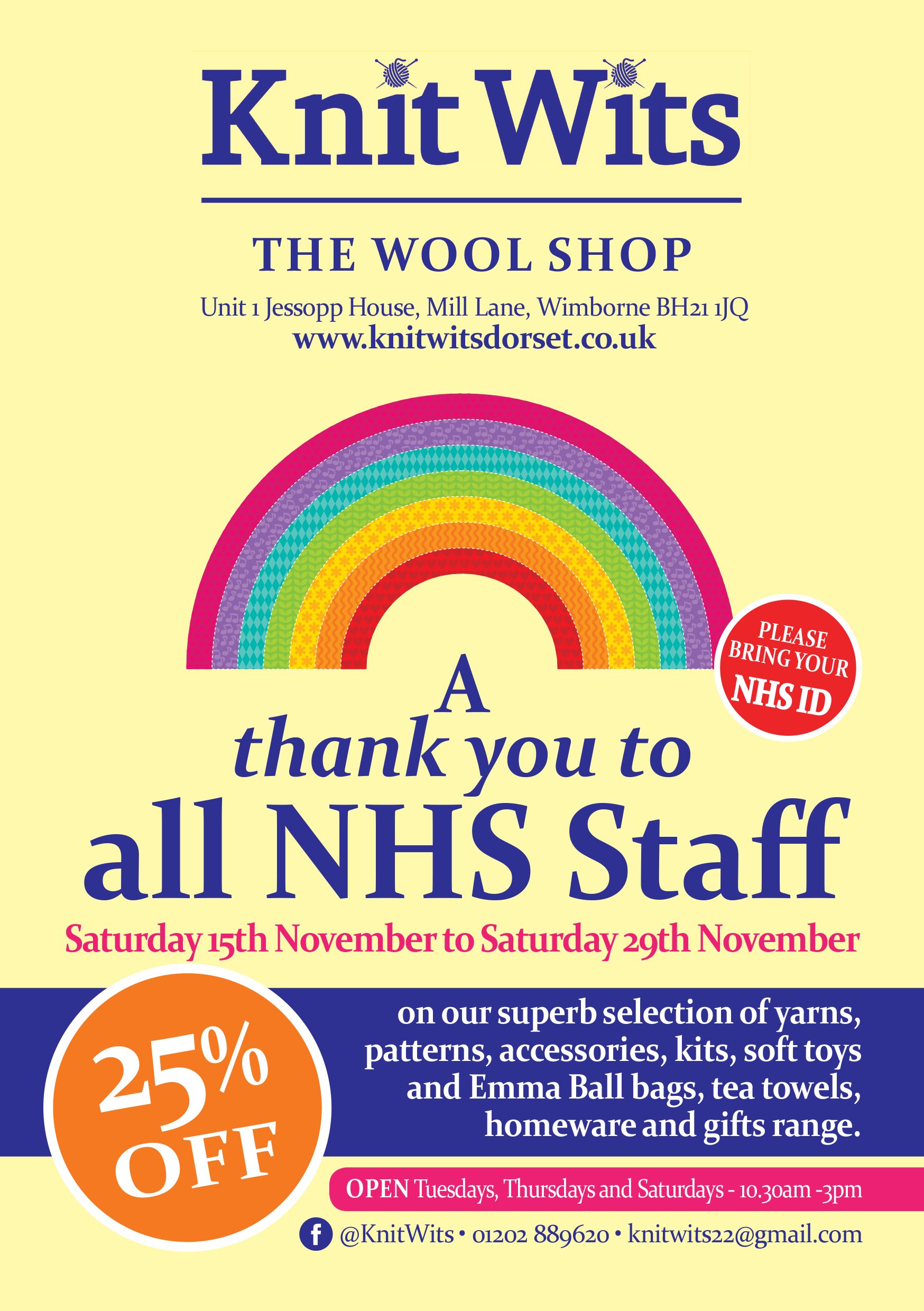 00000 Knit Wits A5 NHS Flyer